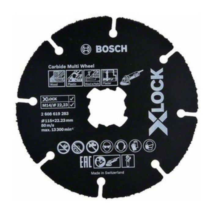 BOSCH-A DISCO UNIVERSALE CARBIDE XLOCK 115 MM BOSCH 1 PZ