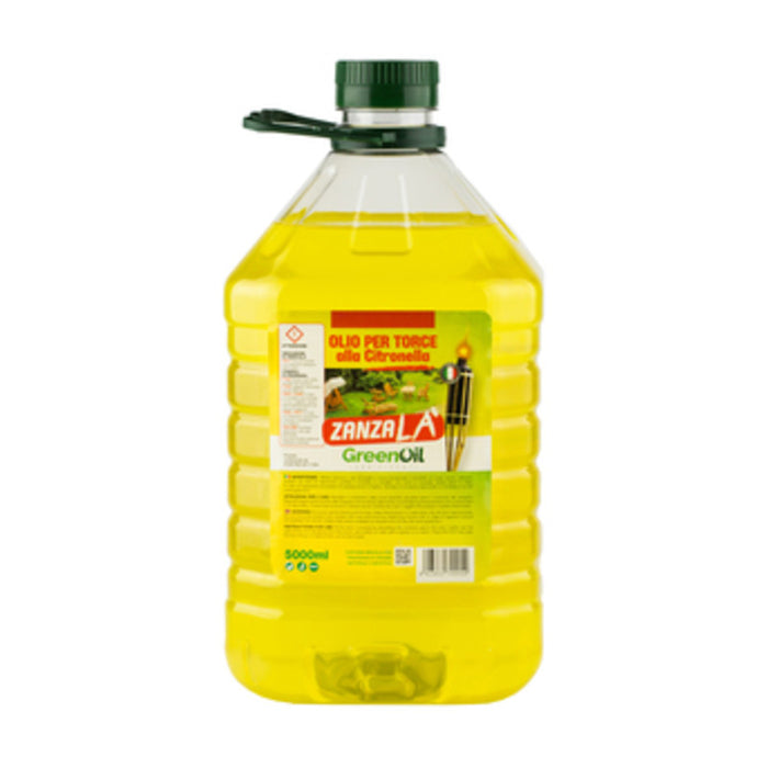 OLIO ALLA CITRONELLA 5 L P/LAMPADE E TORCE  4 PZ