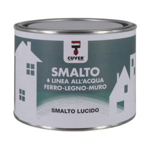 SMALTO LUCIDO ALLACQUA CUVER 0,50 L CIOCCOLATO  6 PZ