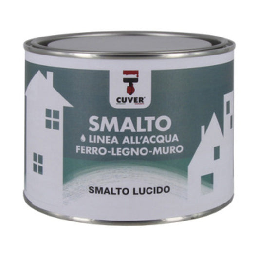 SMALTO LUCIDO ALLACQUA CUVER 0,50 L GRIGIO LUCE  6 PZ