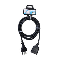 PROLUNGA LINEARE 5 M SEZ 3X1 16A BIPASSO NERO  5 PZ