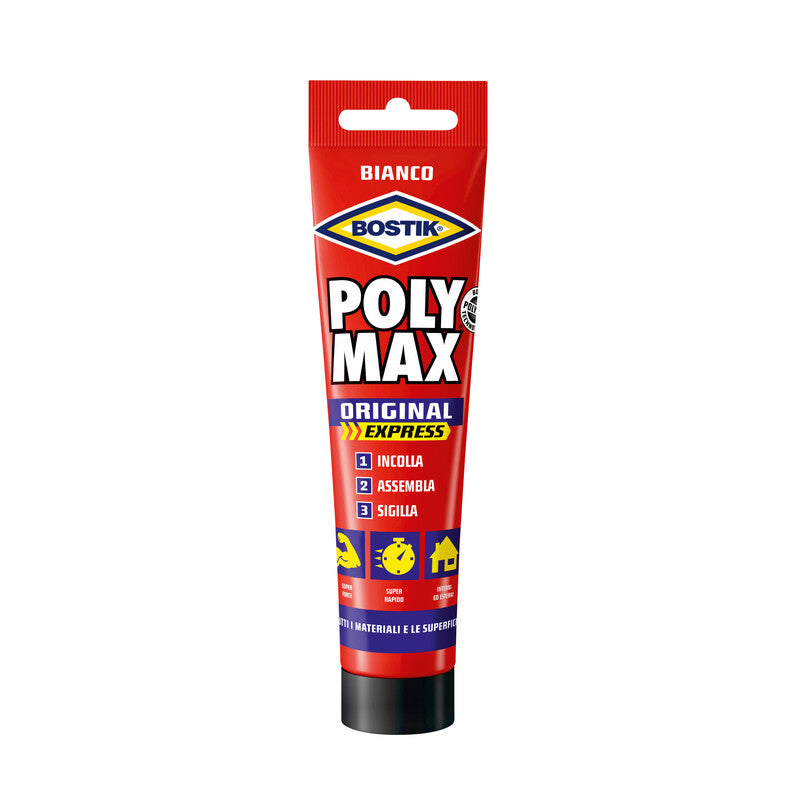 BOSTIK POLYMAX ORIGINAL 165 G BIANCO TUBO  12 PZ