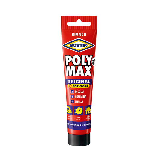 BOSTIK POLYMAX ORIGINAL 165 G BIANCO TUBO  12 PZ
