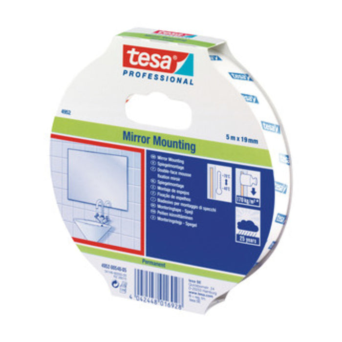 NASTRO BIADESIVO TESA P/SPECCHI 19MMX5M TESA 16 PZ