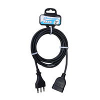 PROLUNGA LINEARE 3 M SEZ 3X1 16A BIPASSO NERO  1 PZ