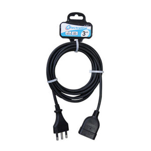 PROLUNGA LINEARE 3 M SEZ 3X1 16A BIPASSO NERO  1 PZ