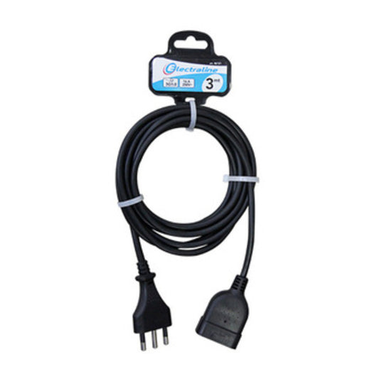 PROLUNGA LINEARE 3 M SEZ 3X1 16A BIPASSO NERO  1 PZ