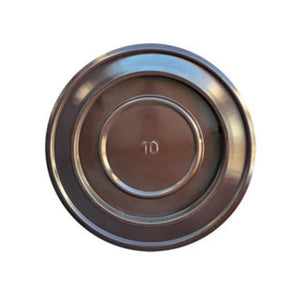 ROSONE P/TUBO DI STUFA D 13 CM MARRONE  1 PZ