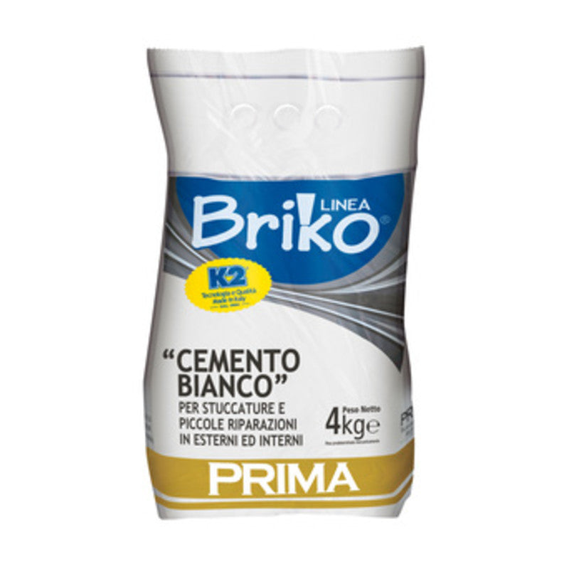 LINEA BRIKO CEMENTO BIANCO DA  4 KG  4 PZ