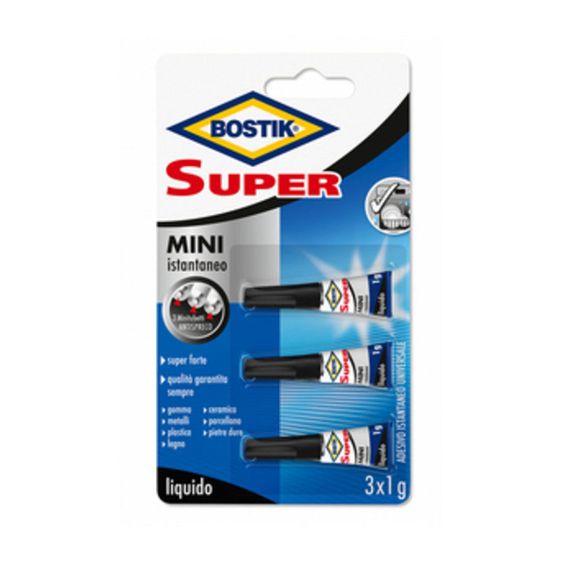 BOSTIK SUPER MINI ISTANTANEO 3X1 G BLISTER  10 PZ
