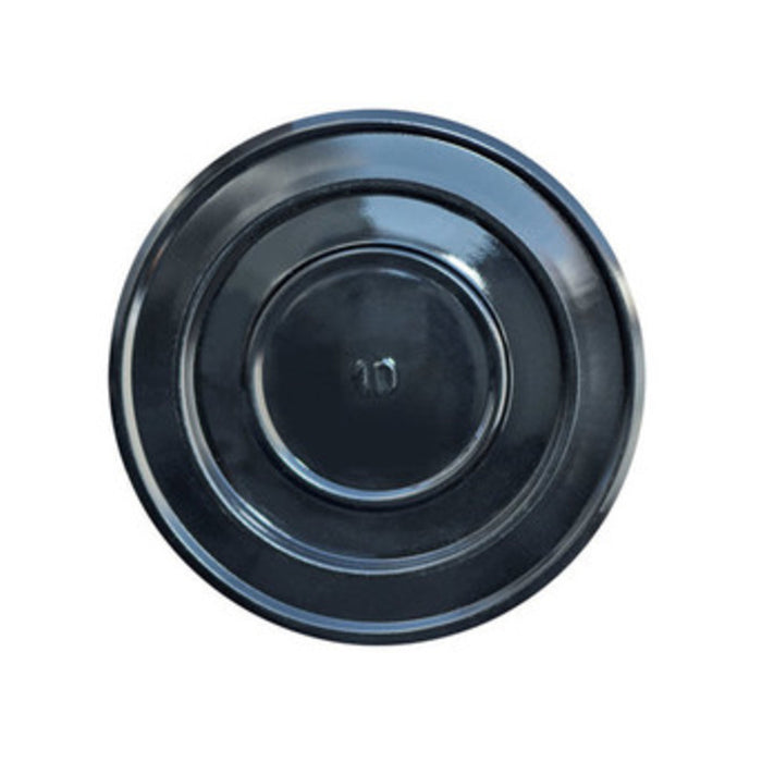 ROSONE P/TUBO DI STUFA D 10 CM NERO  1 PZ