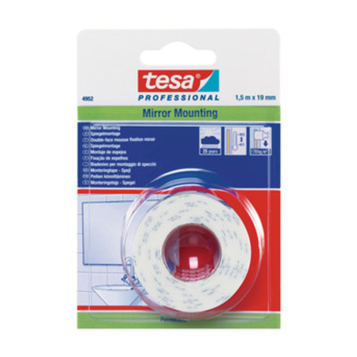 NASTRO BIADESIVO TESA P/SPECCHI 19MMX1,5M TESA 12 PZ