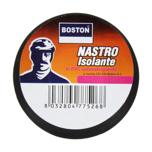 BOSTON NASTRO ISOLANTE NERO 50MMX25M BOSTON ITALIA 3 PZ