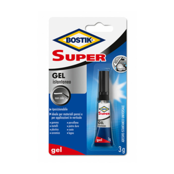 BOSTIK SUPER GEL ISTANTANEO 3 G BLISTER  12 PZ