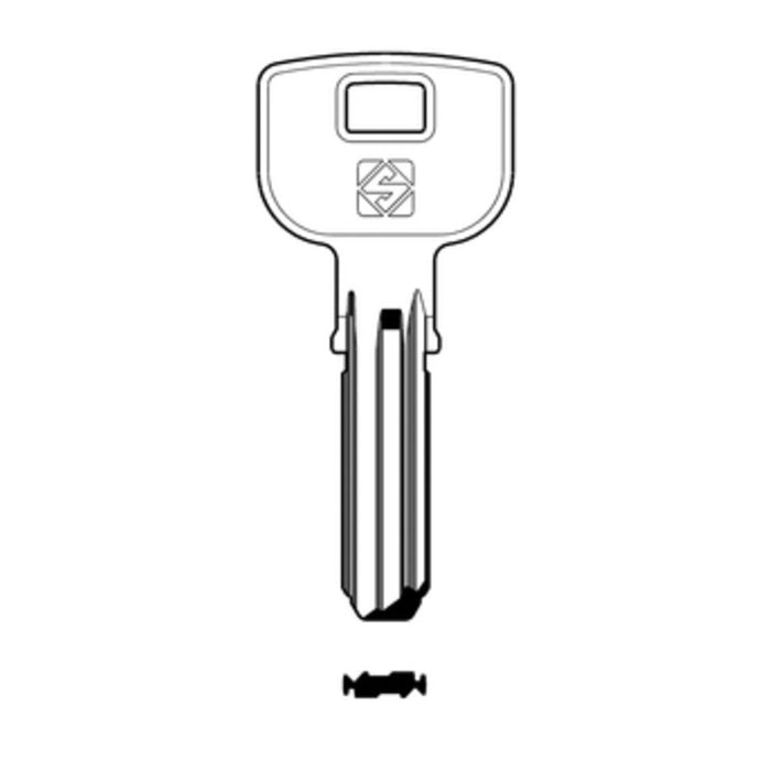 CHIAVI SILCA PUNZONATE TE9 OLC         GR.6/2  5 PZ