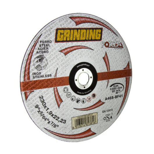 GRINDING FORZA DISCO FERRO PIANO 230X1,9  25 PZ