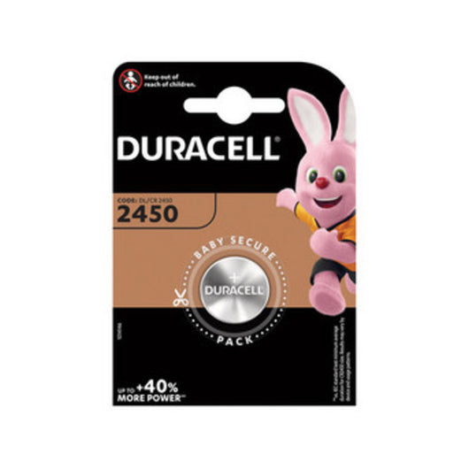 DURACELL BATTERIA A BOTTONE CR2450 BL 10 confezioni