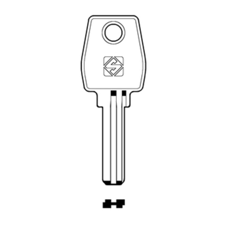 CHIAVI SILCA PUNZONATE EU17 OLC        GR.6/1  5 PZ