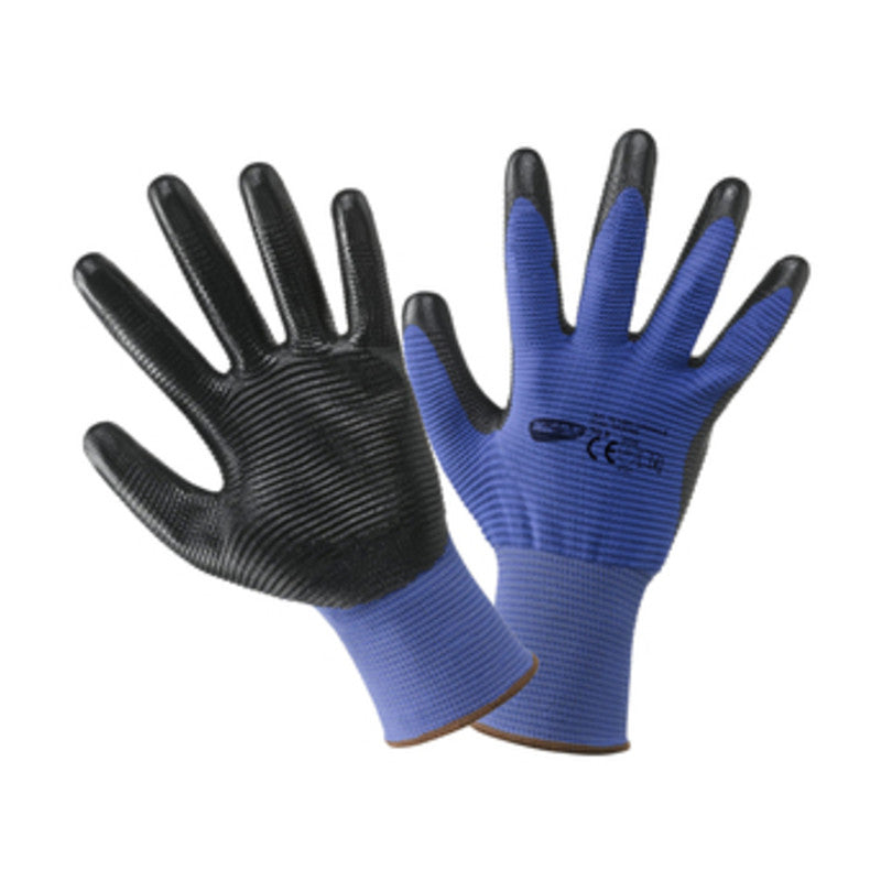 GUANTI POLIESTERE/NITRILE CRINKLE TG. 8  12 PA