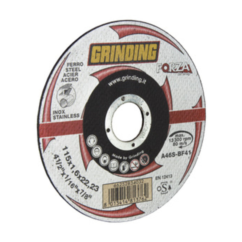 GRINDING FORZA DISCO FERRO 115X1,6  15 PZ
