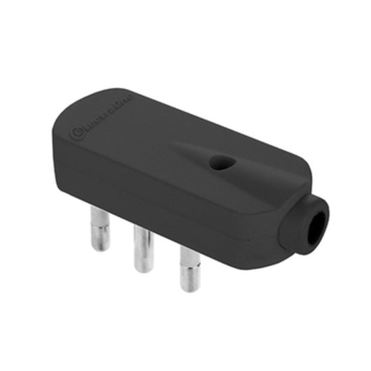 SPINA SALVASPAZIO 16A 2P+T NERO FIG.7  25 PZ