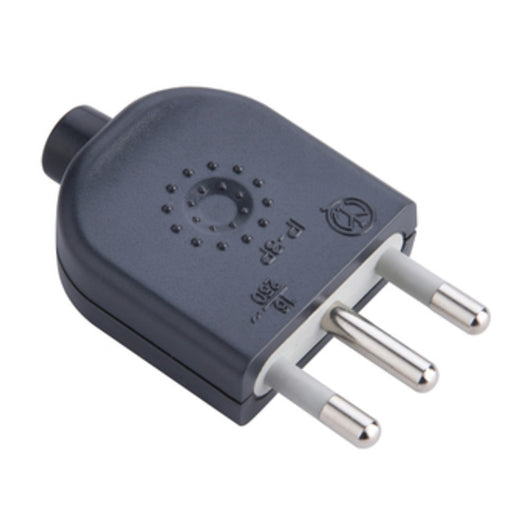 SPINA 16A 2P+T NERO FIG.3  25 PZ