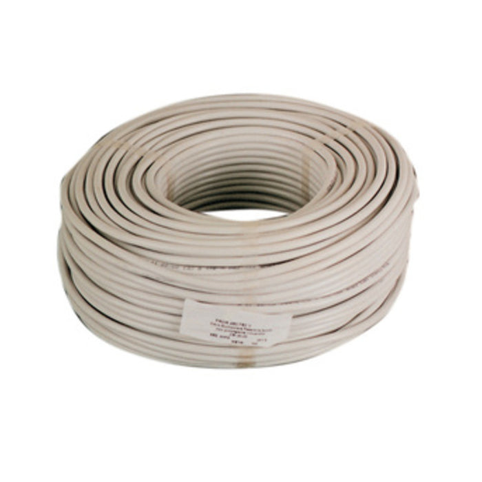 CAVO ELETTRICO H05VV-F SEZ 3X0,75 MM BIANCO  100 MT