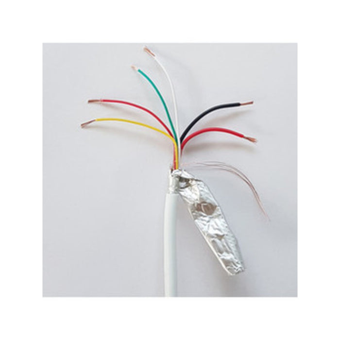 CAVO ALLARME ANTIFURTO 6 FILI SEZ 4X0,22+2X0,50 MM  100 MT