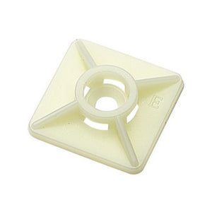 ELEMATIC BASETTA P/FASCETTA BIDIREZION 19X19 MM  100 PZ