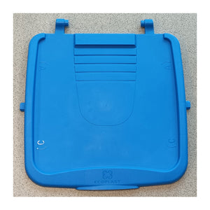 R COPERCHIO AZZURRO X PATTUMIERA ECOPLUS C/MANIGL.LT.50 COL.ASSORT.  1 PZ