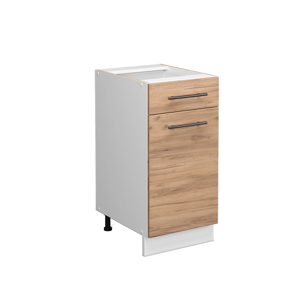 Vicco Mobiletto base per cucina Quercia dorata 40 cm senza piano di lavoro