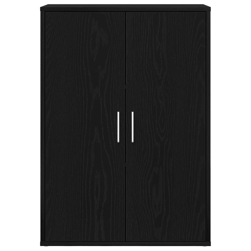 Sideboard Rovere Nero 60x31x84 cm Legno Ingegnerizzato