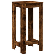 Tavolo da Bar Rovere Fumo 51x50x103,5 cm in Legno Multistrato