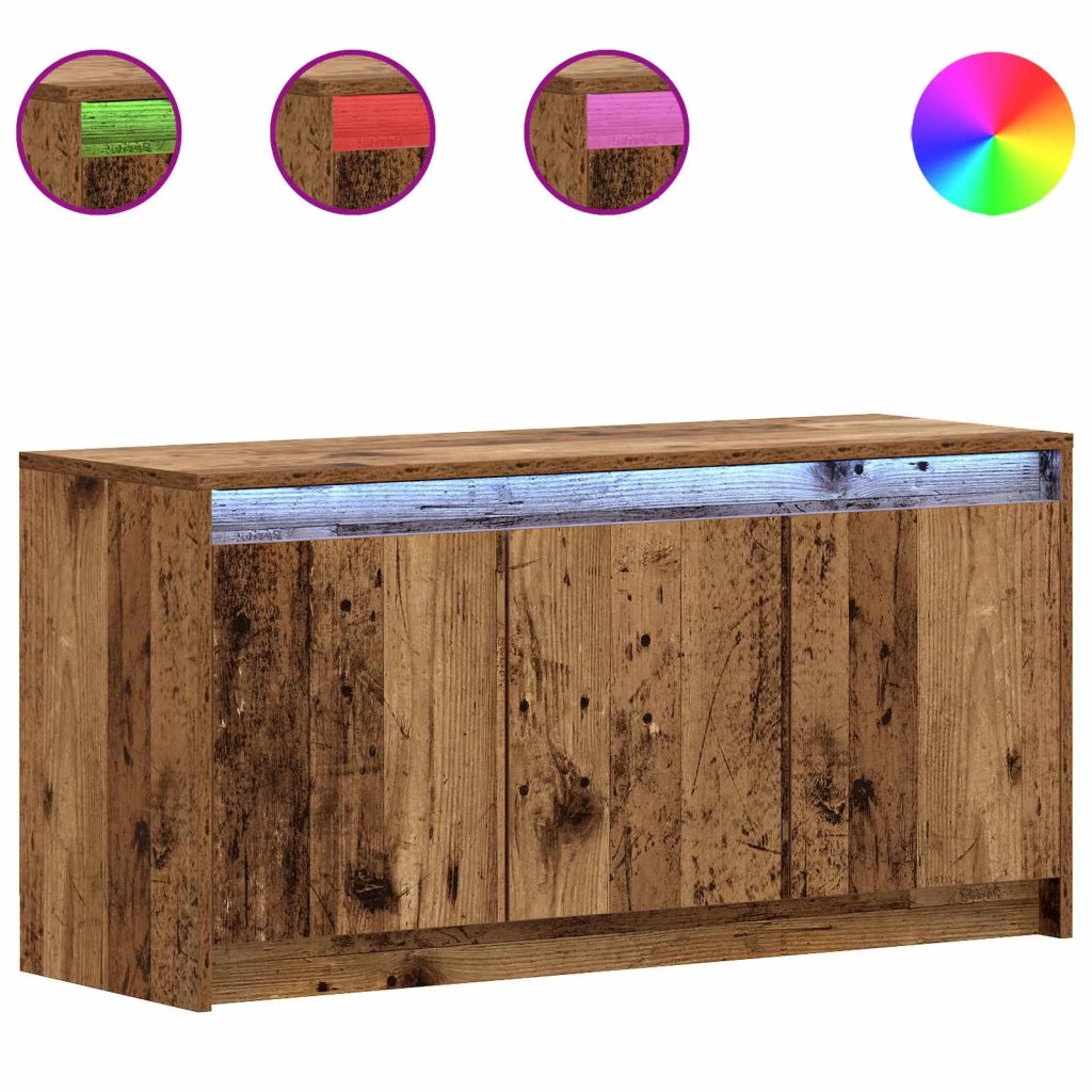 Mobile TV 100 x 34 x 50 cm Legno antico Legno ingegnerizzato 8010957