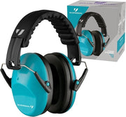 Earmuffs per bambini - Protezione auriculare per bambini inclusa garanzia di 2 anni - Blu chiaro