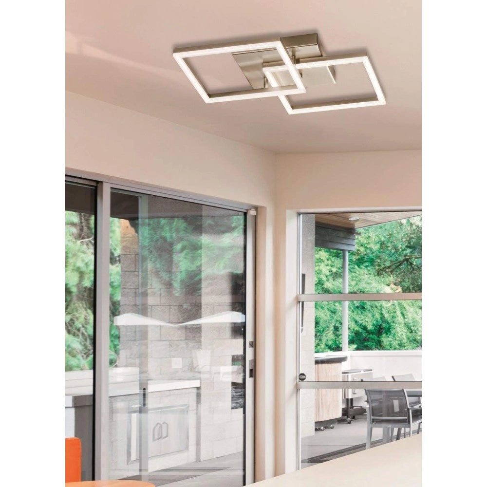 Plafoniera BARD a led moderna 39W Corten 3394-22-361 Fabas Luce