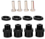 Adattatore a sei facce 2 mm a 17 mm - Adattatore per ruota metallico - Duraturo - Resistente all'usura - Alta compatibilità - Installazione facile
