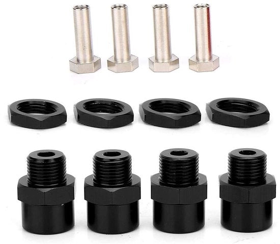 Adattatore a sei facce 2 mm a 17 mm - Adattatore per ruota metallico - Duraturo - Resistente all'usura - Alta compatibilità - Installazione facile