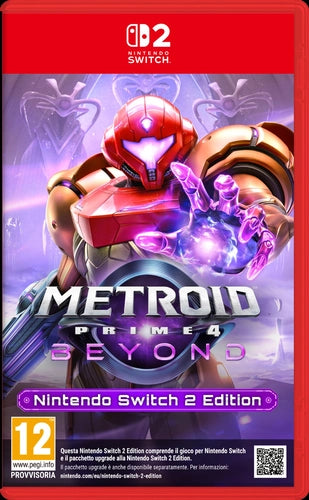 Nintendo Metroid Prime 4: Beyond  Switch 2 Edition Edizione Nintendo Switch 2 Cinese semplificato, Cinese tradizionale, Tedesca, DUT, Inglese, ESP, Francese, ITA, Giapponese, Coreano, Portoghese Nintendo Switch 2
