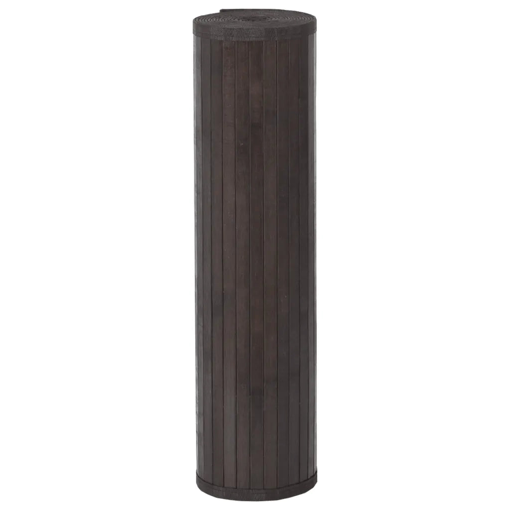 Tappeto Rettangolare Marrone Scuro 80x200 cm in BambÃ¹