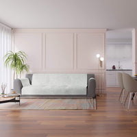 Copridivano con Copri Braccioli Seduta 125 cm in Poliestere Grigio