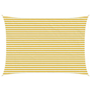 Telo Ombra Giallo e Bianco 3 x 6 m HDPE