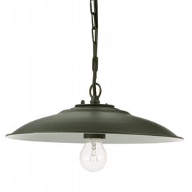 APPLIQUE A SOSPENSIONE CON CATENA 'ANTIQUE' 25 W - cm 30 x 7 x 11 grigio  - SOVIL