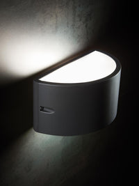 APPLIQUE 'UMBE' 60 W - cm 25 x 12 x 13 alluminio  - SOVIL