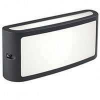 APPLIQUE LED 'SCREEN' grigio - 10 watt  - SOVIL