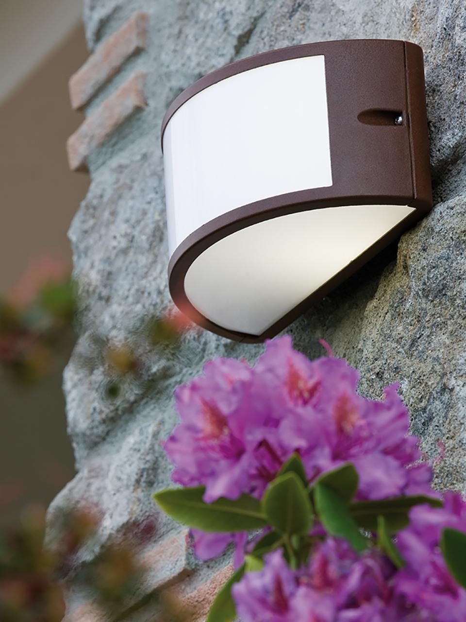 APPLIQUE 'UMBE' 60 W - cm 25 x 12 x 13 corten  - SOVIL