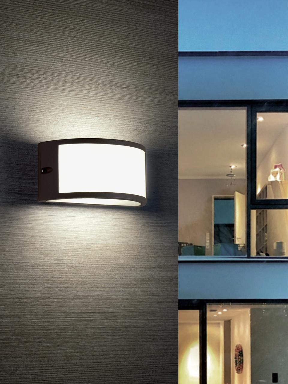 APPLIQUE 'BIA' 60 W - cm 22 x 12,1 x 10,8 bianco  - SOVIL