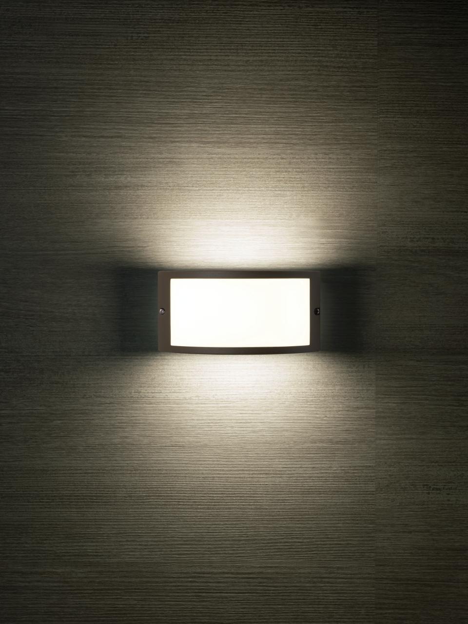 APPLIQUE 'BIA' 60 W - cm 22 x 12,1 x 10,8 bianco  - SOVIL