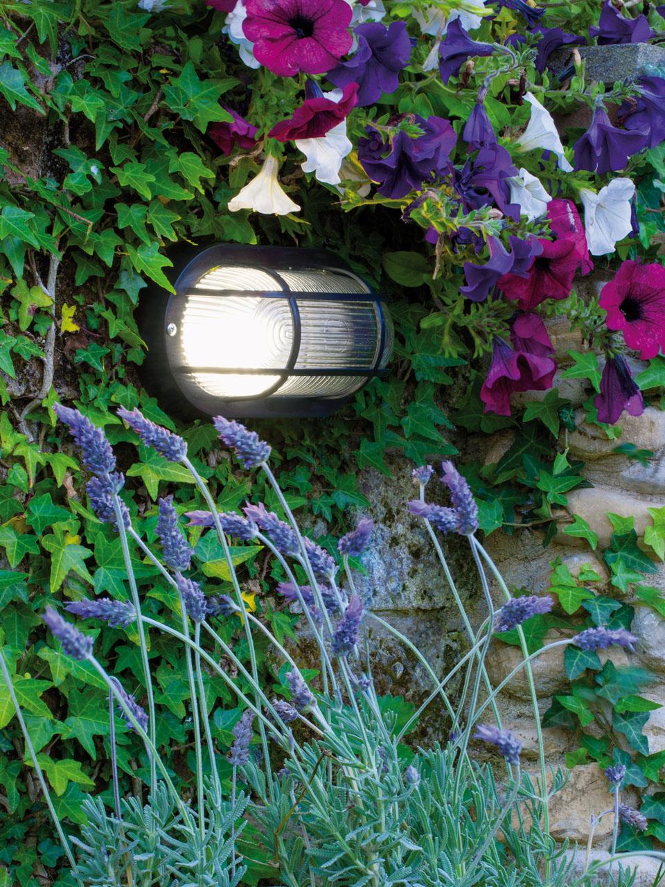 PLAFONIERA 'OVALE' colore nero  - SOVIL