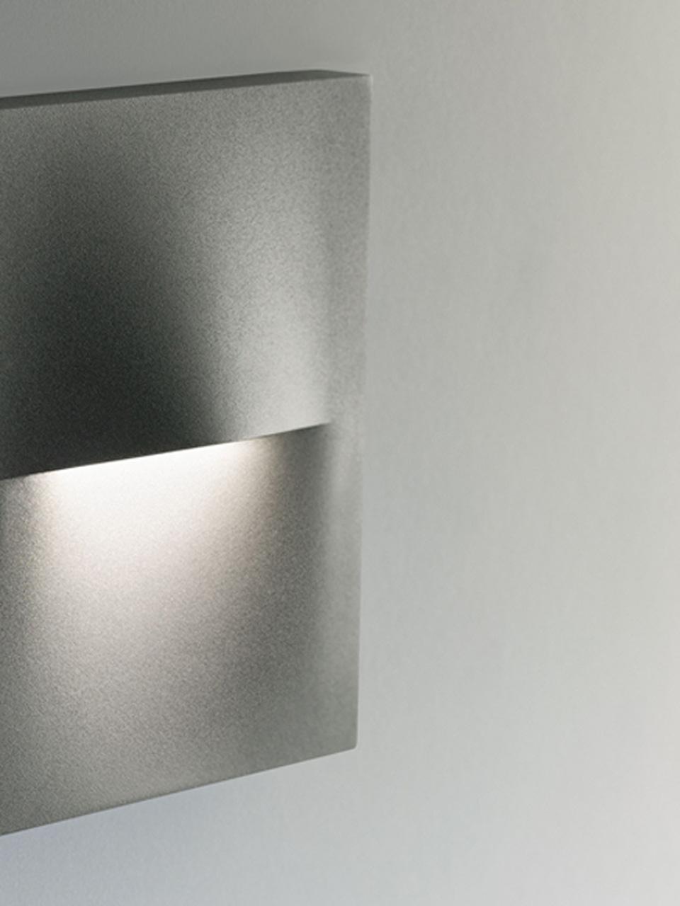 SEGNA PASSO QUADRO 'OPEN' colore grafite - 3 watt  - SOVIL